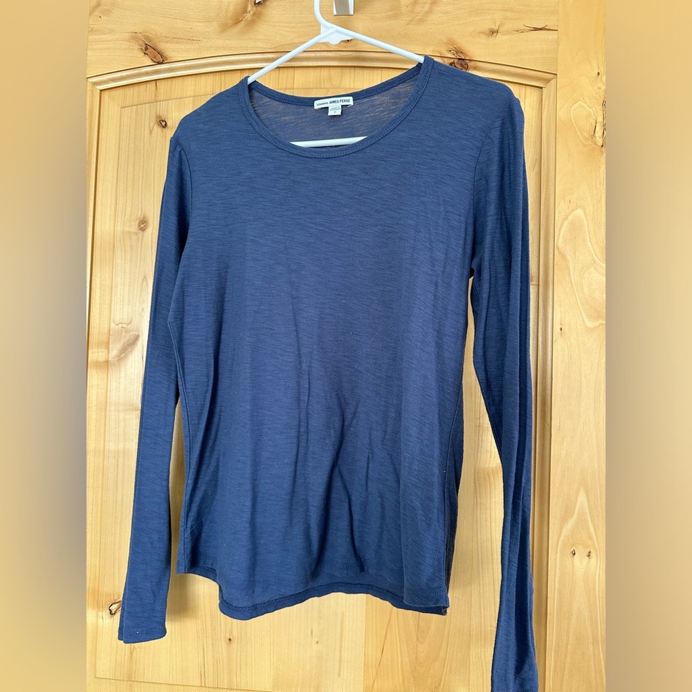 Blue long sleeve James Pierce